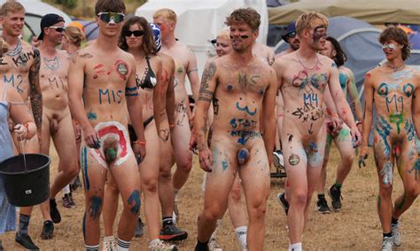 Straight Guys Naked In Public For Roskilde Festival