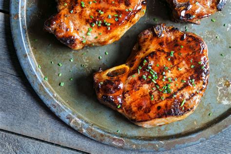 Tangy Apricot Glazed Grilled Pork Chops With Brine Jess Pryles