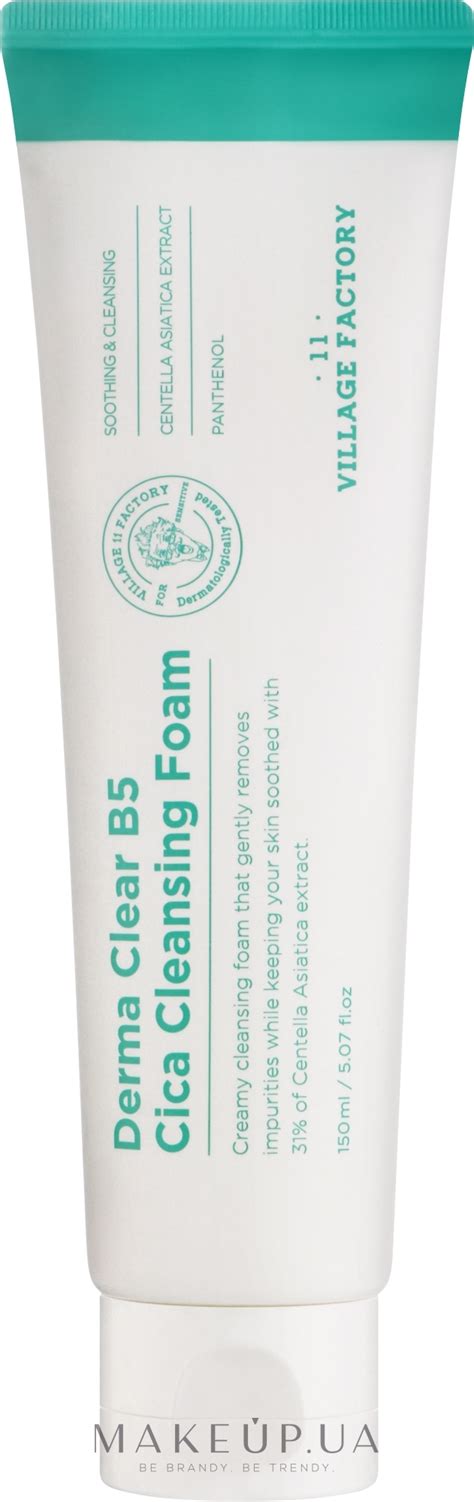 Village 11 Factory Derma Clear B5 Cica Cleansing Foam - Пенка для ...
