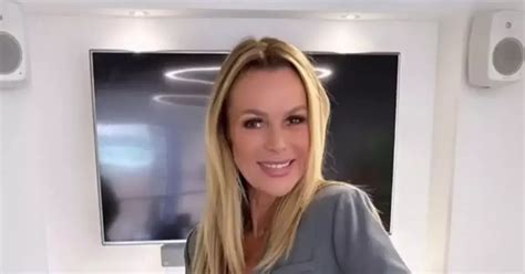 When Amanda Holden Stripped Down To A Tiny Black Bikini On Her Getaway She Looked Glamorous As Ever