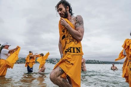 Nude Swimmers Participate Sydney Skinny Ocean Editorial Stock Photo Stock Image Shutterstock