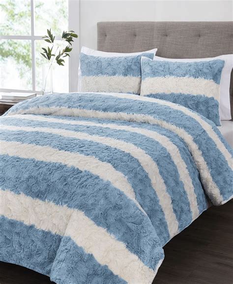 Ugg® Solena Faux Fur 3 Pc Comforter Set King Macys