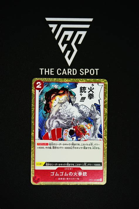 OP01-026 R Gum Gum Fire Fist Red Hawk - One Piece – THE CARD SPOT PTY LTD.