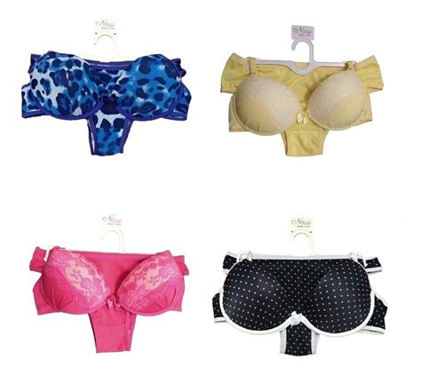 Lingerie Conjunto Calcinha E Suti C Bojo Atacado R Em