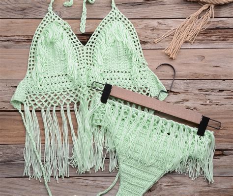 Bikini Halter Crop Top Crochet At Jay Paris Blog
