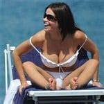 Sofia Vergara Topless Thong Bikini Video