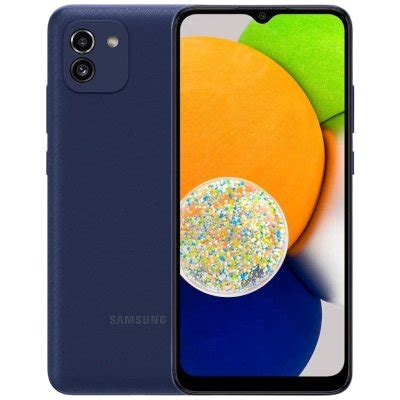 Samsung Galaxy A03 3/32GB Blue SM-A035FZBDMEA купить в KNS. Смартфон ...