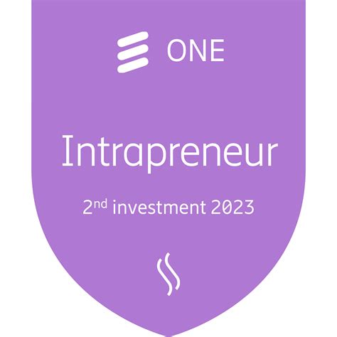 Intrapreneur- Ericsson ONE 2023 - Credly