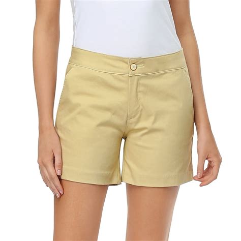 Hde Hde Women Chino Shorts 5 Inseam Summer Shorts