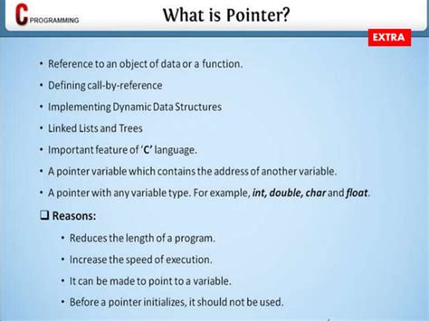 C Programming Pointer Ppt