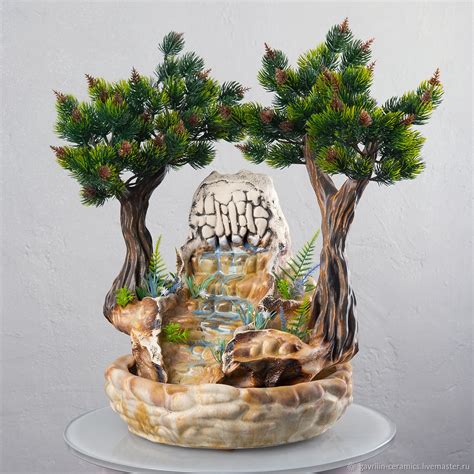 Настольный фонтан для дома «Сосны» в интернет-магазине на Ярмарке ...