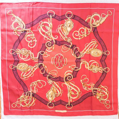 Silk Scarf Hermès Paris Profilé Lyca Gallery