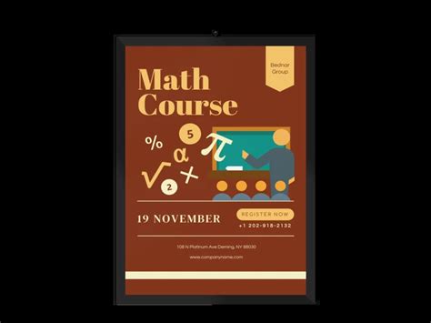 Free Math Poster Templates - Venngage