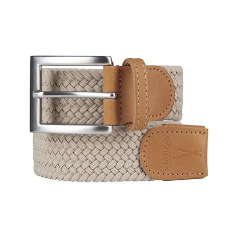 Ceinture Tress E Beige Pour Homme Fabriqu E En France