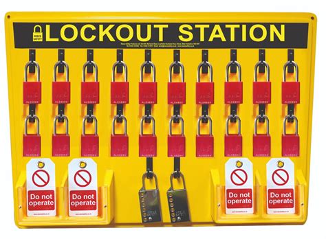 20 Padlock Lockout Station Reece Safety