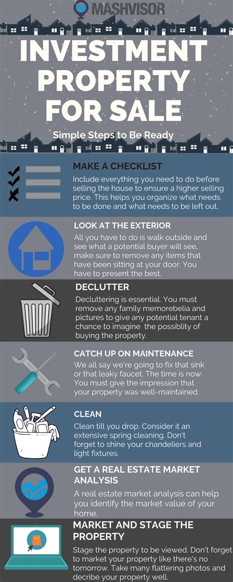 listing  investment property  sale simple steps   ready