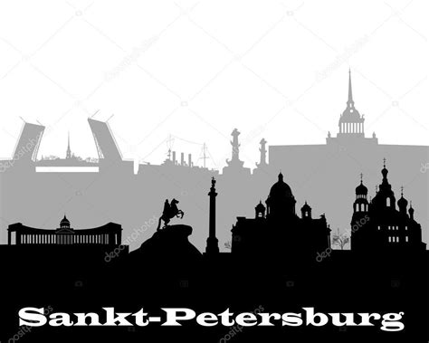 Картинки по запросу силуэт санкт-петербурга | Силуэт, Санкт петербург ...