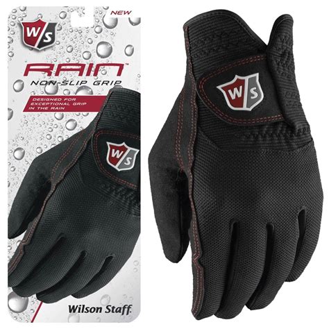 Wilson Rain™ Mens None Slip Wet Weather Golf Gloves Pair All Sizes