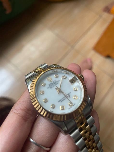 Jam Rolex Oyster Perpetual Datejust Fesyen Wanita Jam Tangan Di Carousell