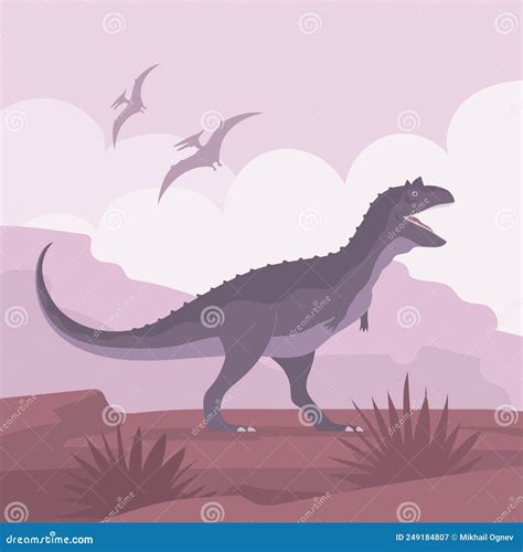 Ancient Pangolin Pachycephalosaurus On A White Background Vector