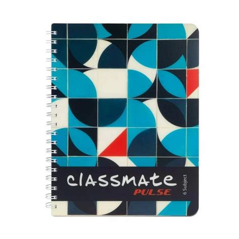 Laminated Paper Cover Classmate Spiral Bound Notebook Sheet Size