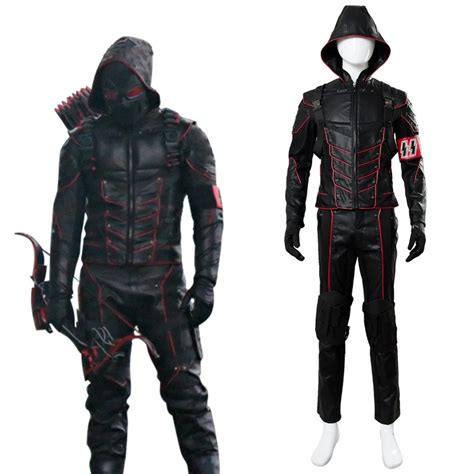 Hotarrow Cosplay Dark Arrow Tommy Merlyn Costume Adult Men Full Suits