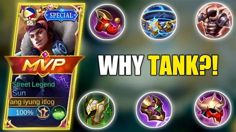 Tank Sun Really Working In Mythical Honor Mlbb Sungameplay