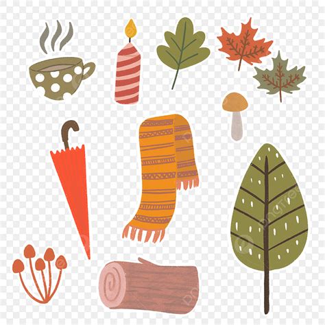 Hand Drawn Autumn PNG Transparent Hand Drawn Cute Autumn Element