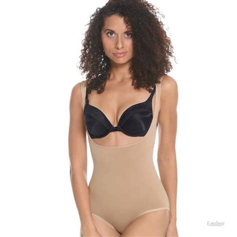 Euroskins Seamless Plus Open Bust Panty Shaper Nude X Walmart