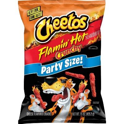 Cheetos Oven Baked Flamin Hot Cheese Flavored Snacks Oz Target