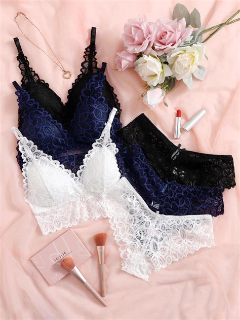 Sets Floral Lace Lingerie Set Artofit