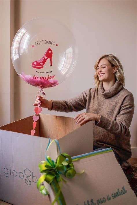 Caja Sorpresa Con Globos Globos Personalizados Caja Sorpresa Con