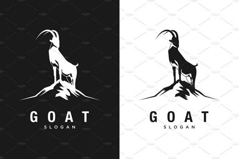 Goat Logo Design Template Masterbundles