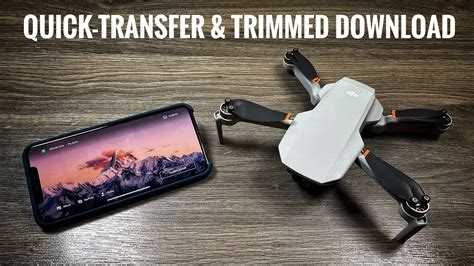 Dji Mini 2 Quick Transfer And Trimmed Download Demonstration Youtube