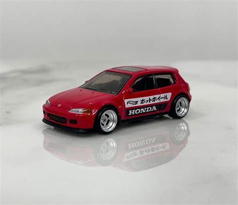 Hot Wheels Honda Civic EF Honda Civic EG And Honda CRX Custom Wheel Swap Etsy Canada