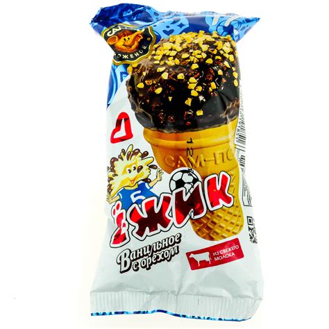 Мороженое САМ-ПО 85г 8% Ёжик ваниль-орех купить с доставкой на дом в ...