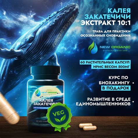 Калея Закатечичи 60 капсул по 500мг Трава для практики осознанных ...