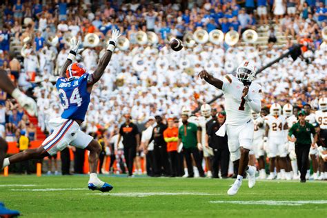 Cam Ward shines in Miami debut, dominating Florida on the road 41-17