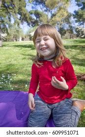 Funny Portrait Blonde Three Years Old Stock Photo Shutterstock