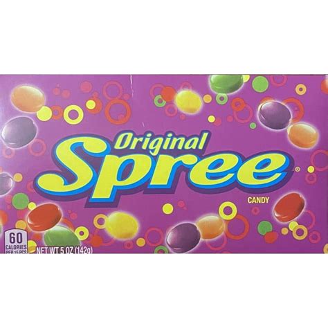 Spree Original Candy Theater Box 5 Oz Free Shipping