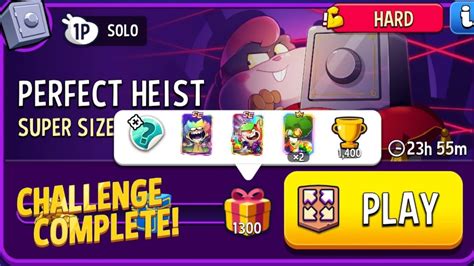 Perfect Heist Super Sized Solo Challenge Match Masters 10 Moves Score