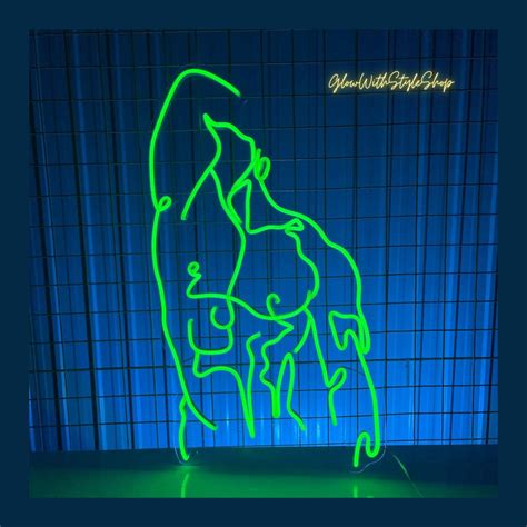 Man Body Neon Sign Sexy Man Led Sign Naked Body Sign Naked Etsy