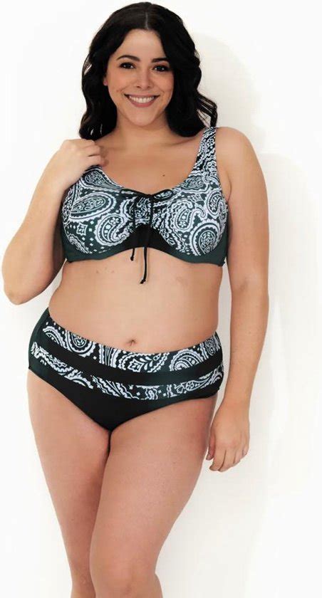 Bikini Set Delig Grote Maat Beugel Bikini Set Niet Voorgevormd Dames Zwempak Bol