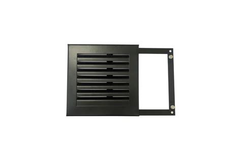 Вентиляционная решетка жалюзи, цвет чёрный - купить в Москве / Компания ММТ