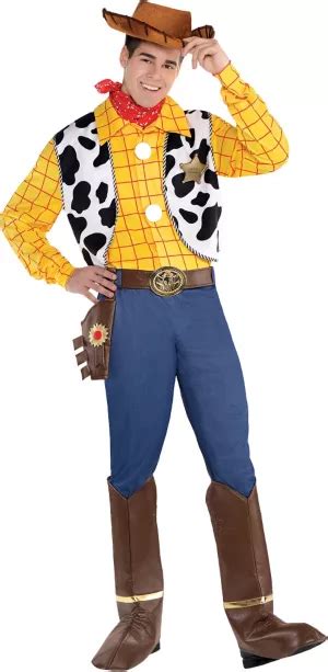 Adult Woody Costume Deluxe - Toy Story - Party City