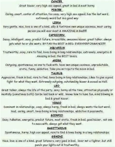 Sex Appeal Zodiac Sign Solteros De Montreal Estadio