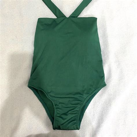 Emerald Green One Piece Bikini Women S Fashion Swimwear Bikinis Swimsuits On Carousell