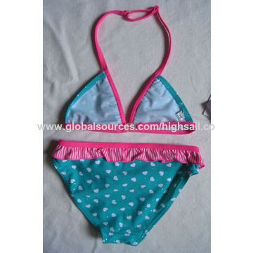 Chinagirls Triangle Bikini In Printed Fabric On Global Sources