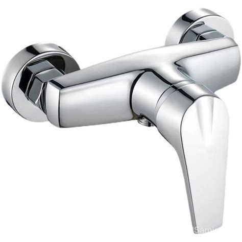 All Copper Water Heater Mixing Valve Hot And Cold Water Faucet Shower Switch Concealed Double