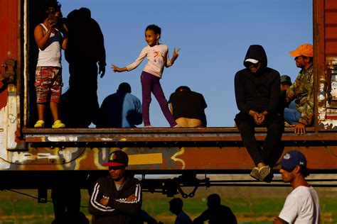 Migrants risk life and limb to jump Mexico trains in rush to border